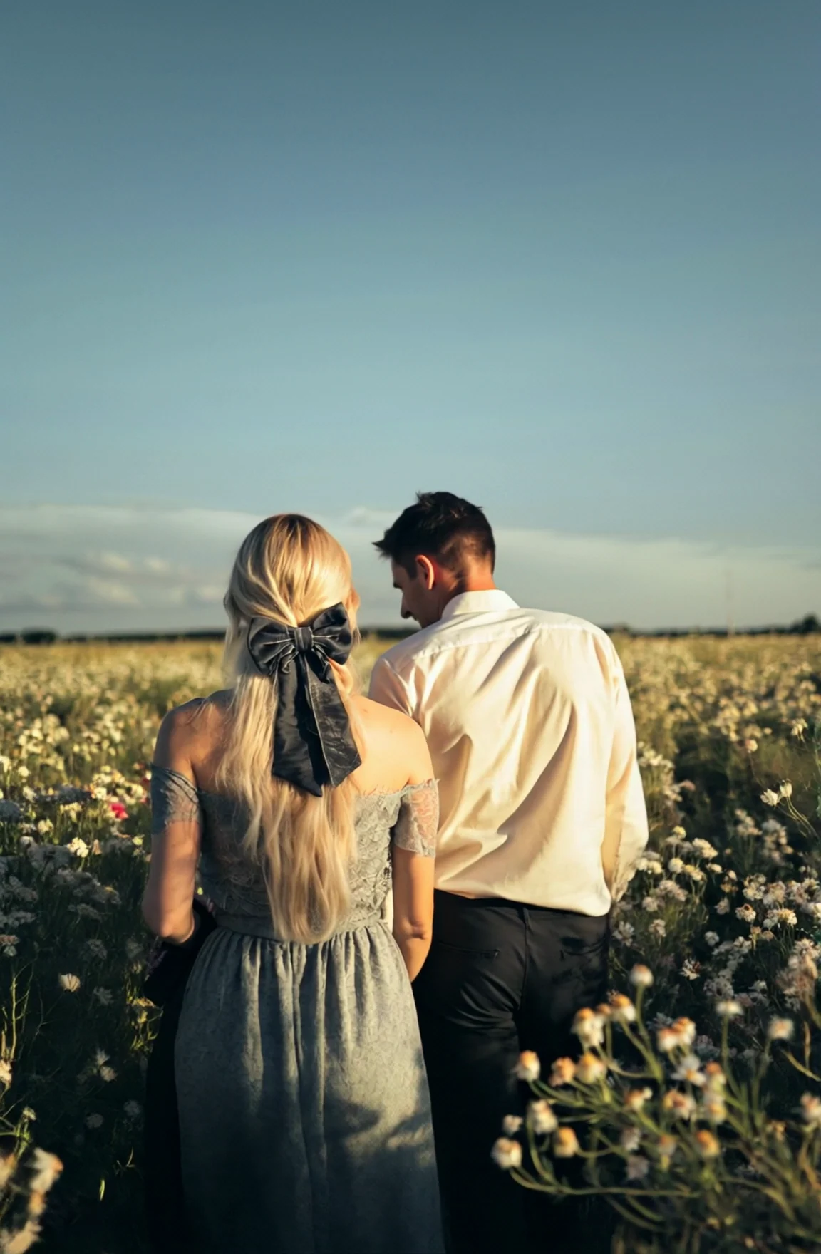 Escape to a flower field