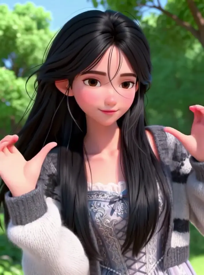 Expressive hands for a 3D character
