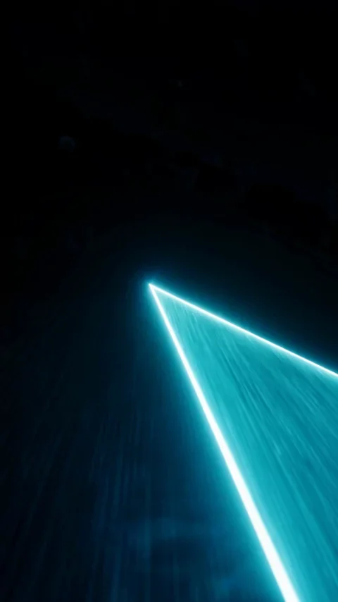 A blue-light reveal