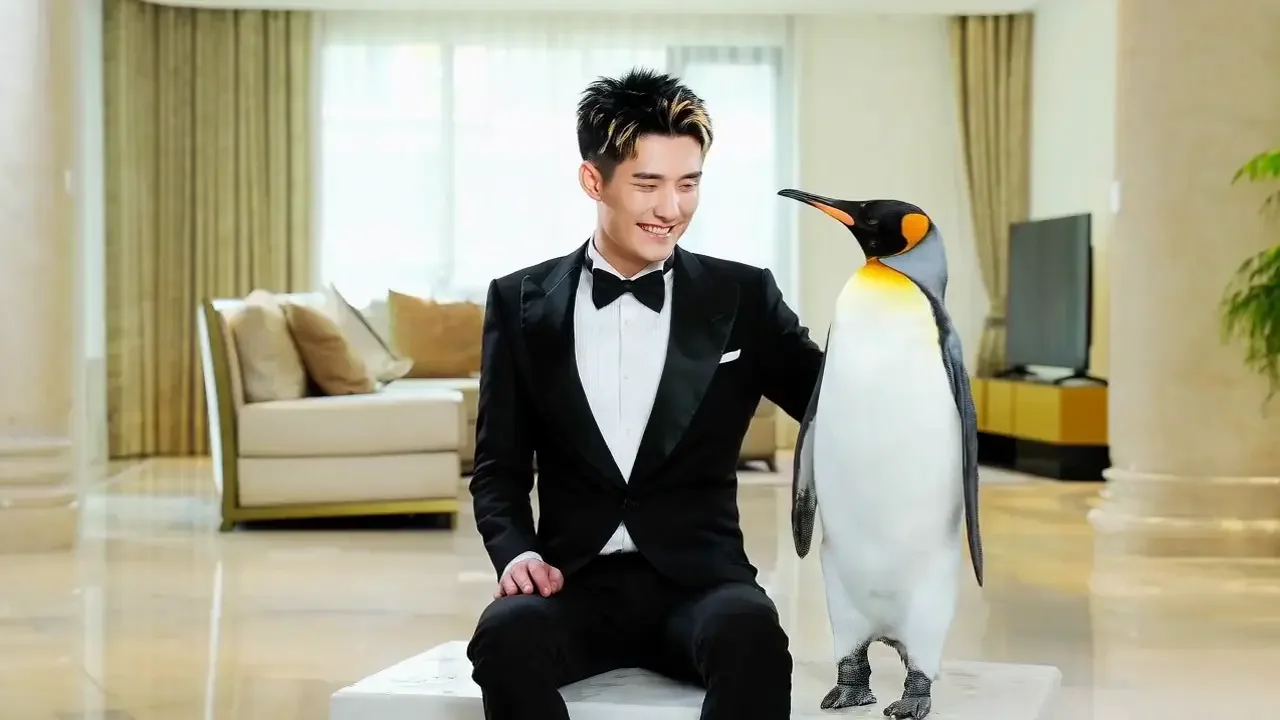 An unexpected penguin guest
