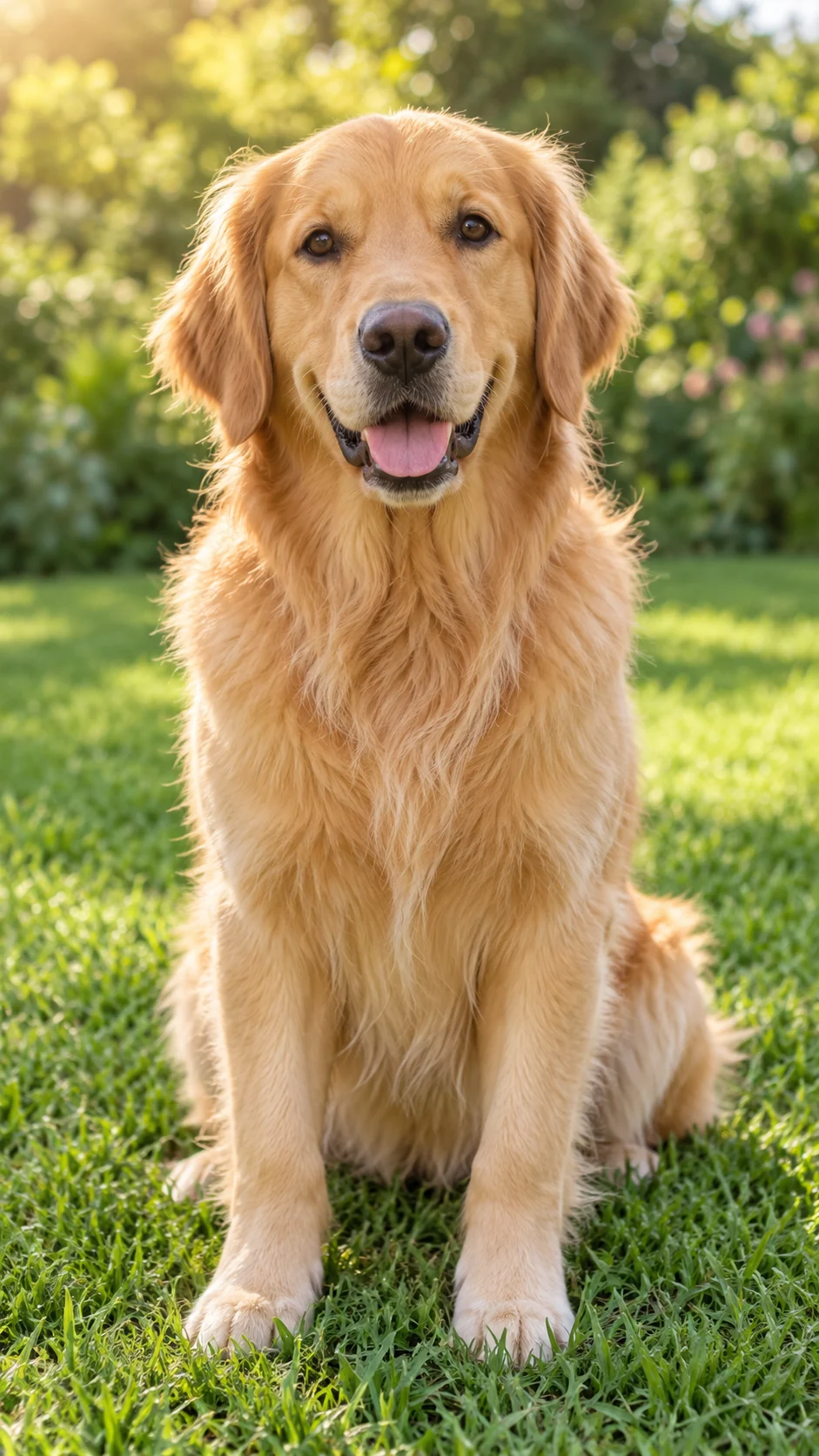 AI-created dog reference for a SceneWish template