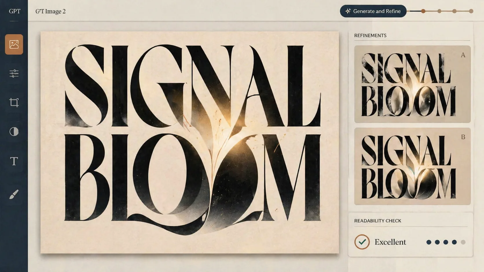 Generating and refining a finished exact-title typography poster with GPT Image 2