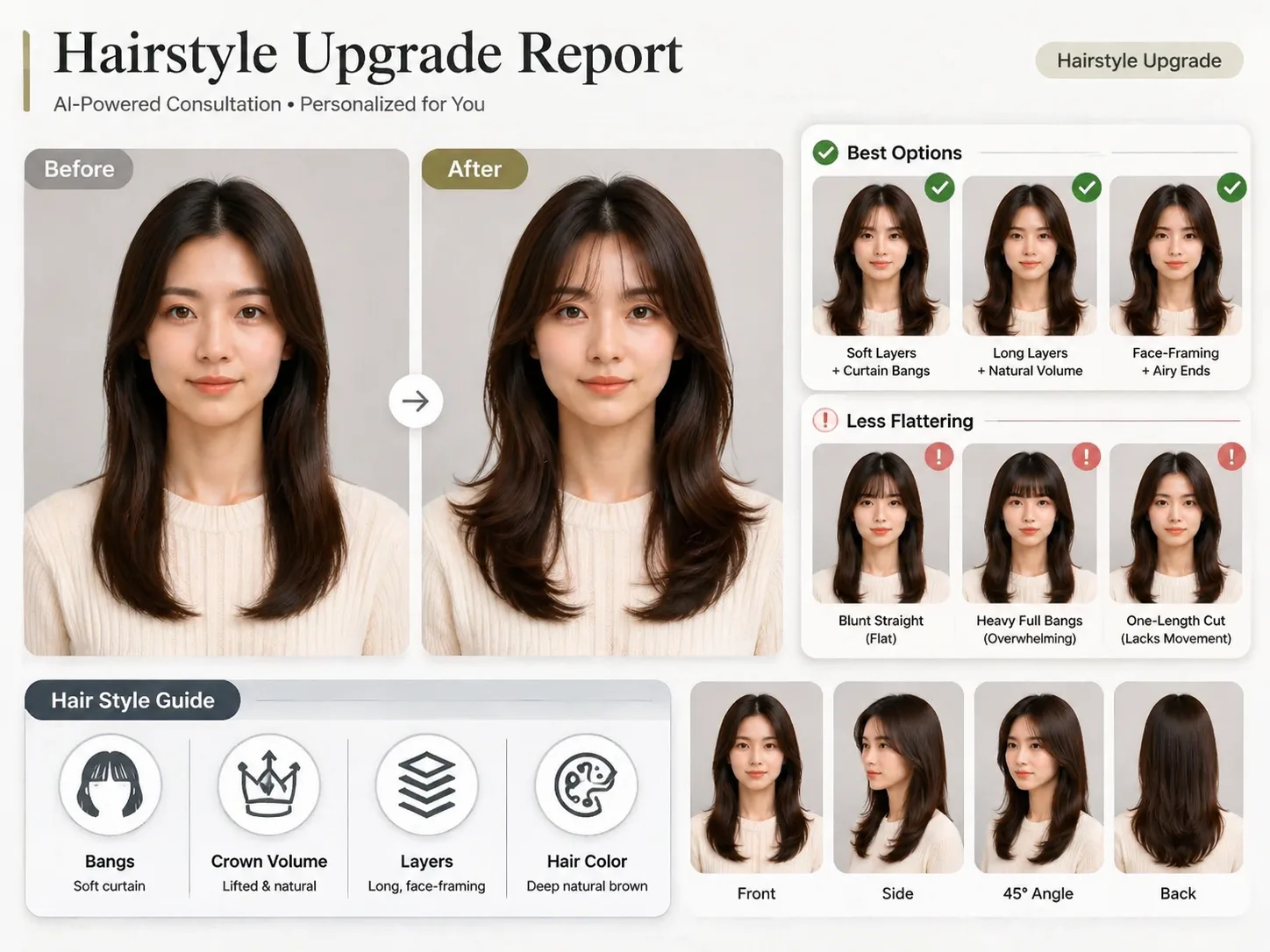 Create hairstyle reports from portrait prompts - GPT Image 2