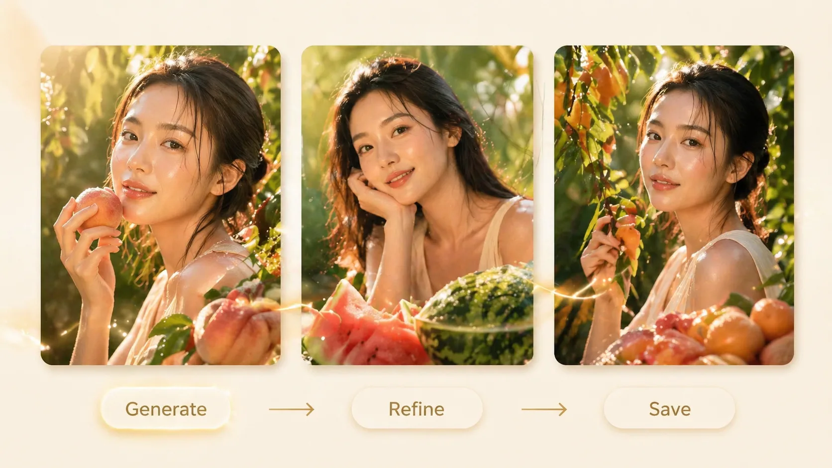 GPT Image 2로 여름 과일 인물 커버와 캠페인 이미지를 생성하는 워크플로