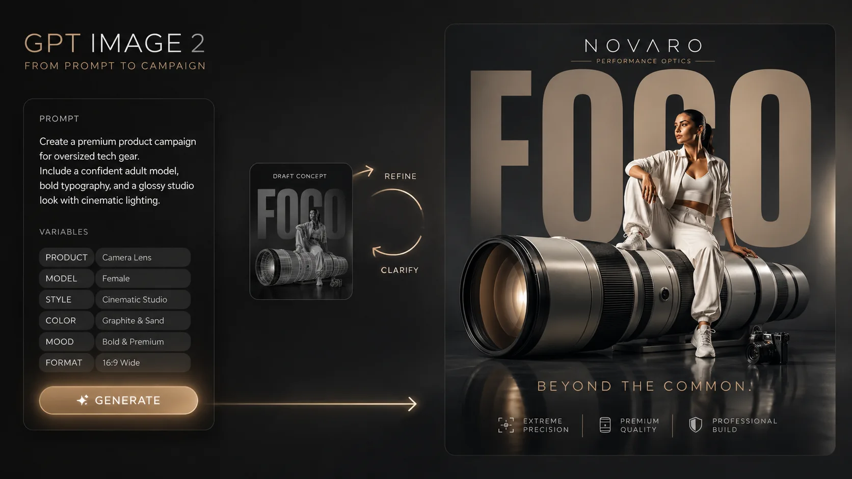 Generating an oversized product campaign image with GPT Image 2