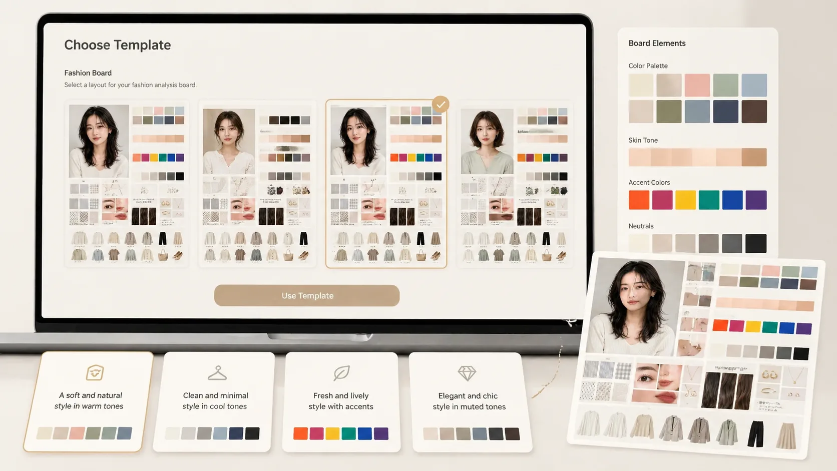 Choosing a fashion analysis board prompt