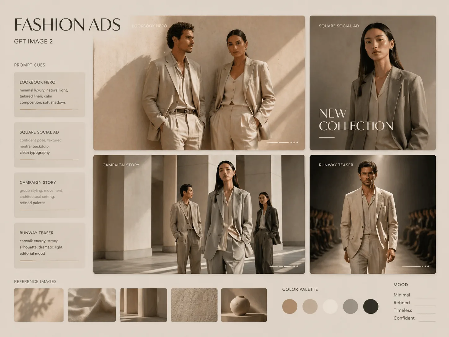 Create campaigns from references