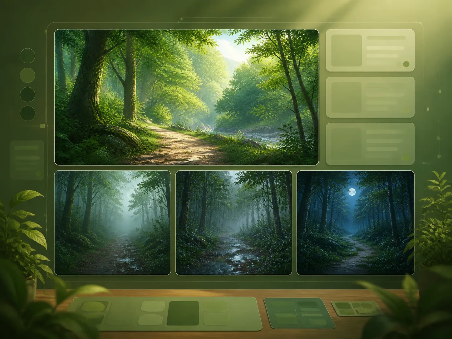 GPT Image 2 forest background template workflow overview
