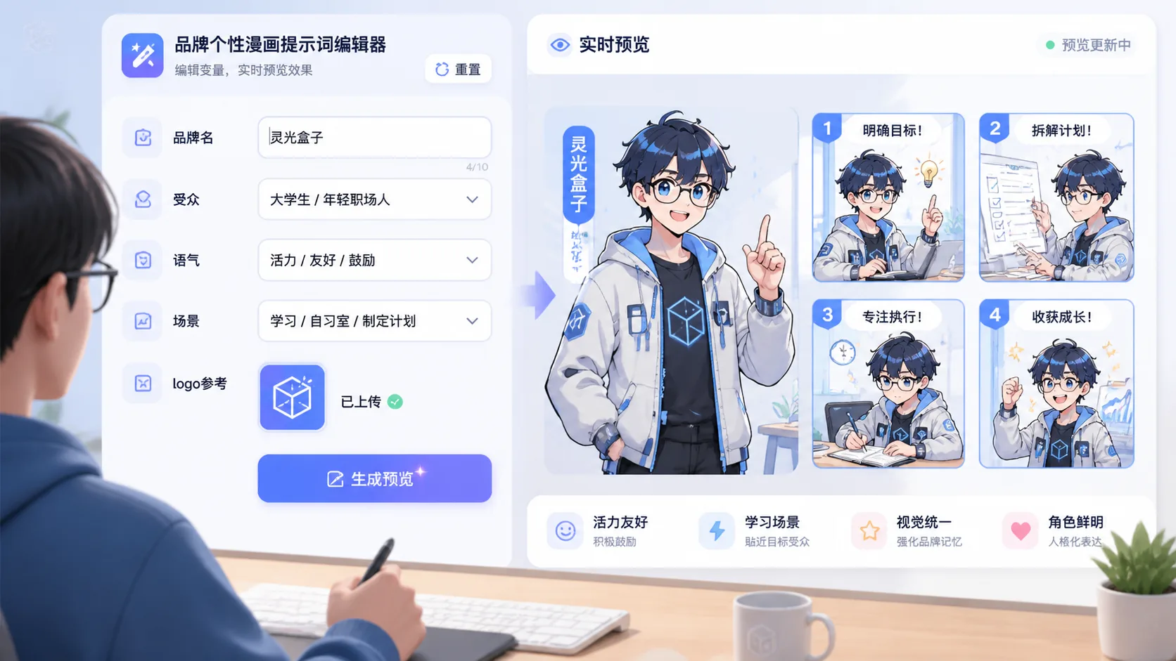 编辑品牌人格 GPT Image 2 提示词变量