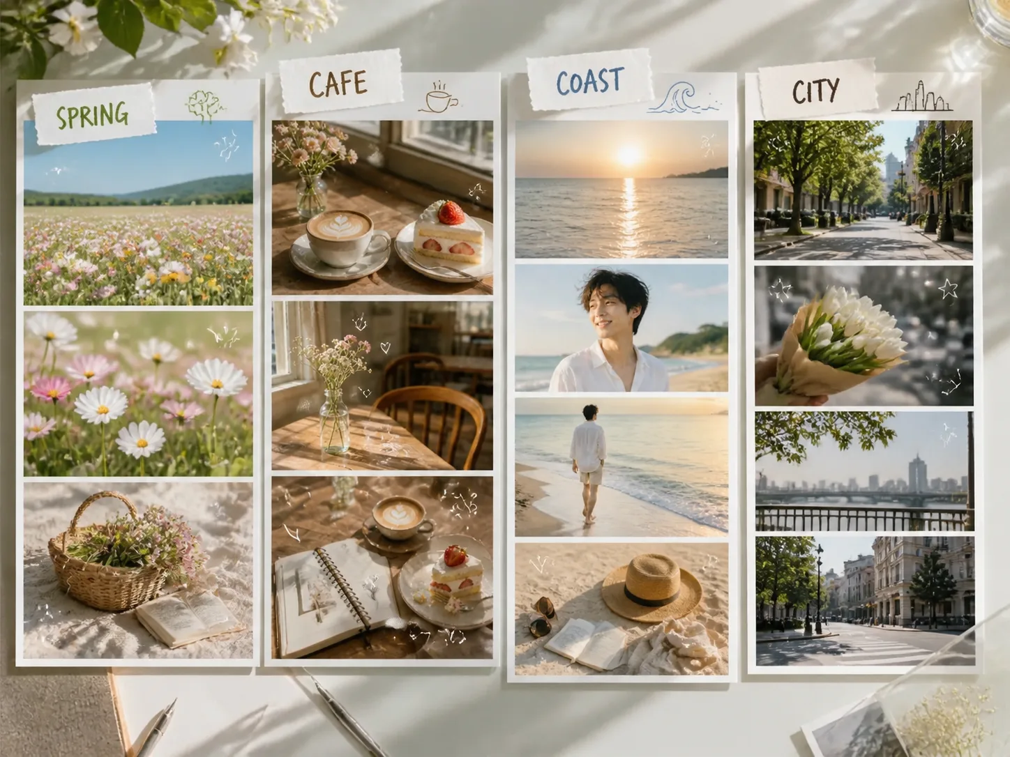 Overview of GPT Image 2 lifestyle collage template examples