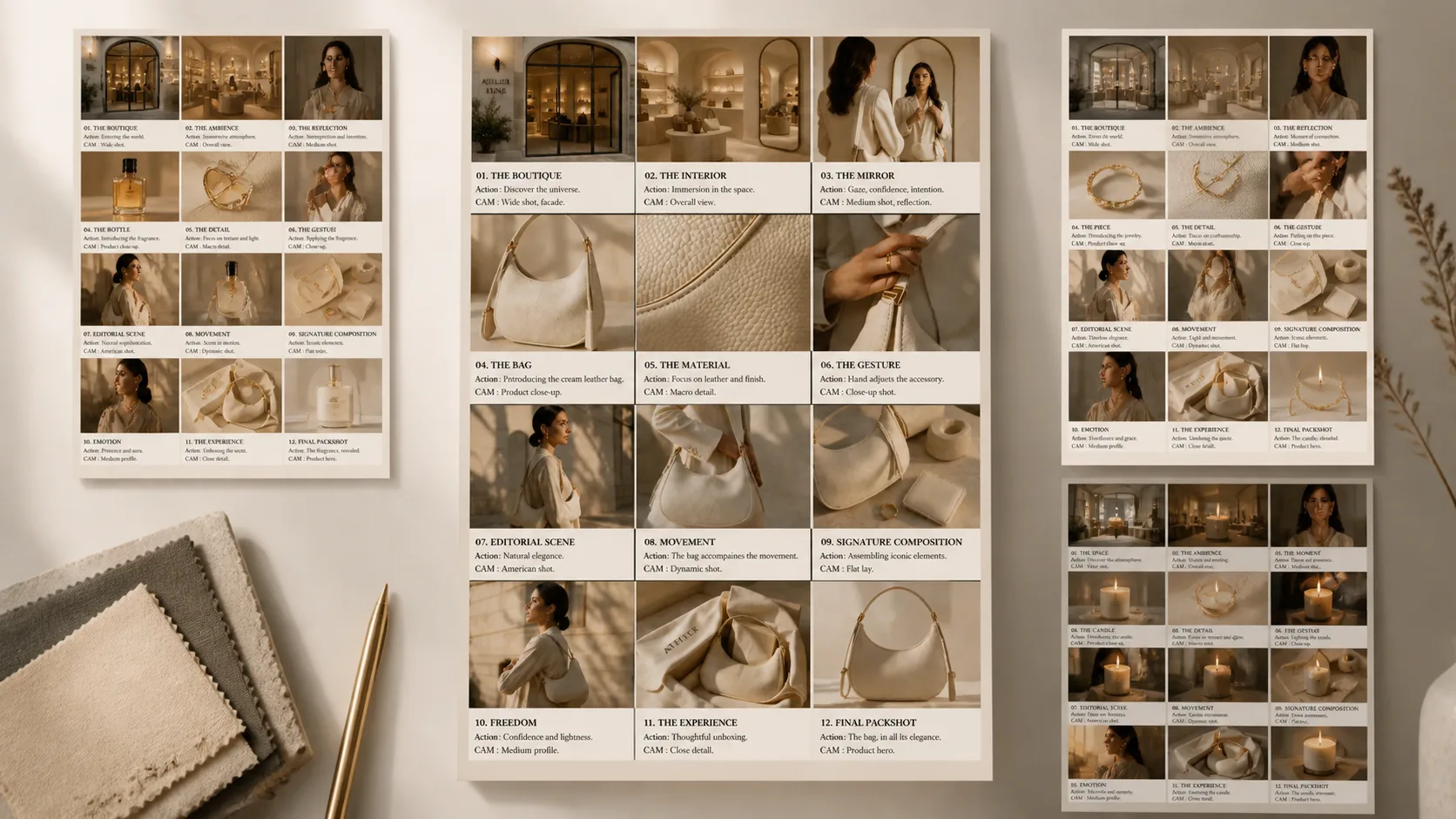 Storyboards Produit generated result
