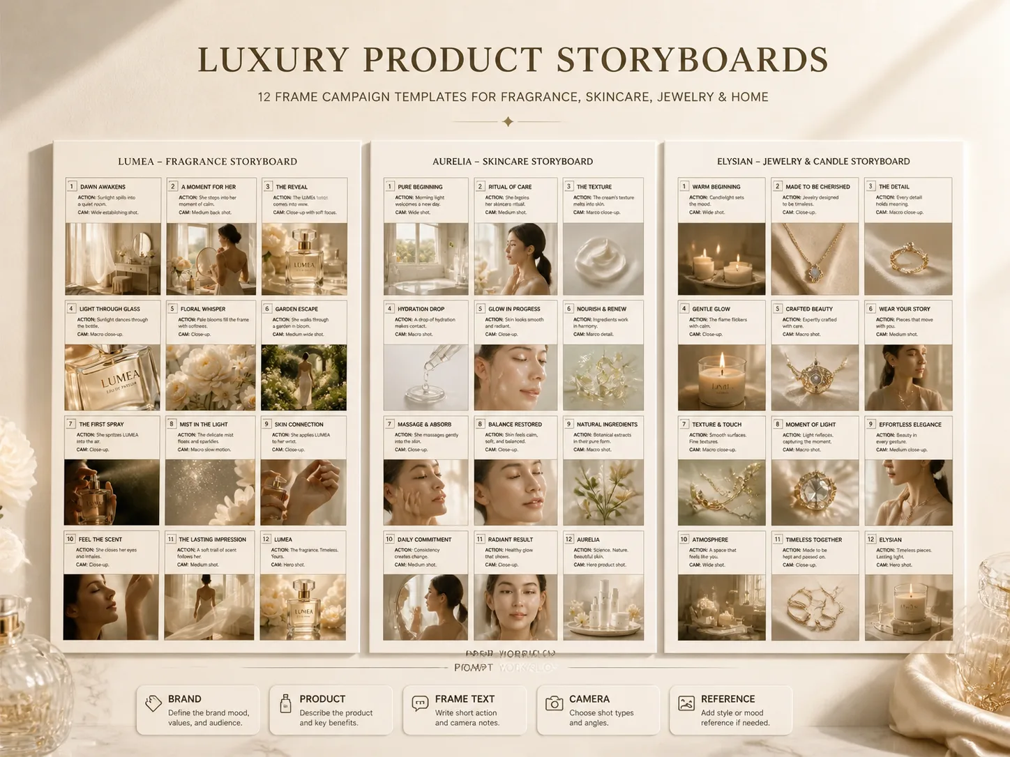Storyboards Produit overview