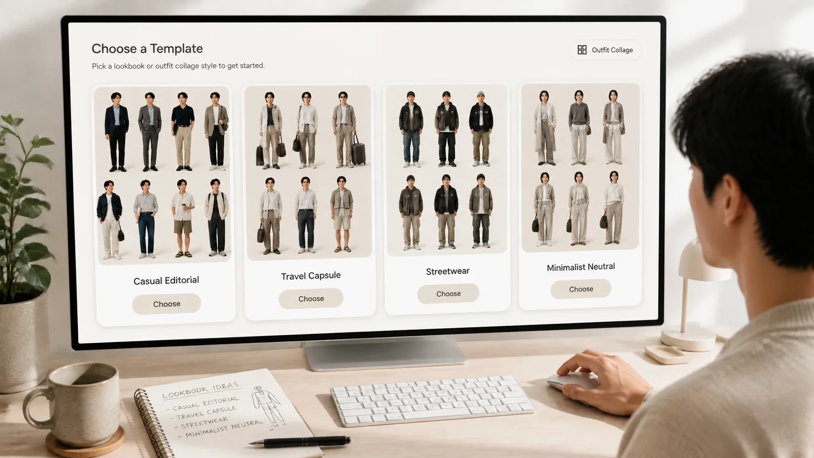 Choosing a GPT Image 2 fashion collage template