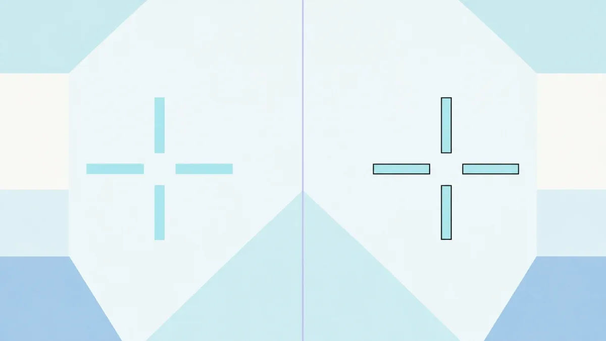 Outlines protect contrast. Use a thin outline when VALORANT crosshairs disappear against bright walls or similarly colored scenes. Keep it light enough that it does not make the reticle feel oversized.