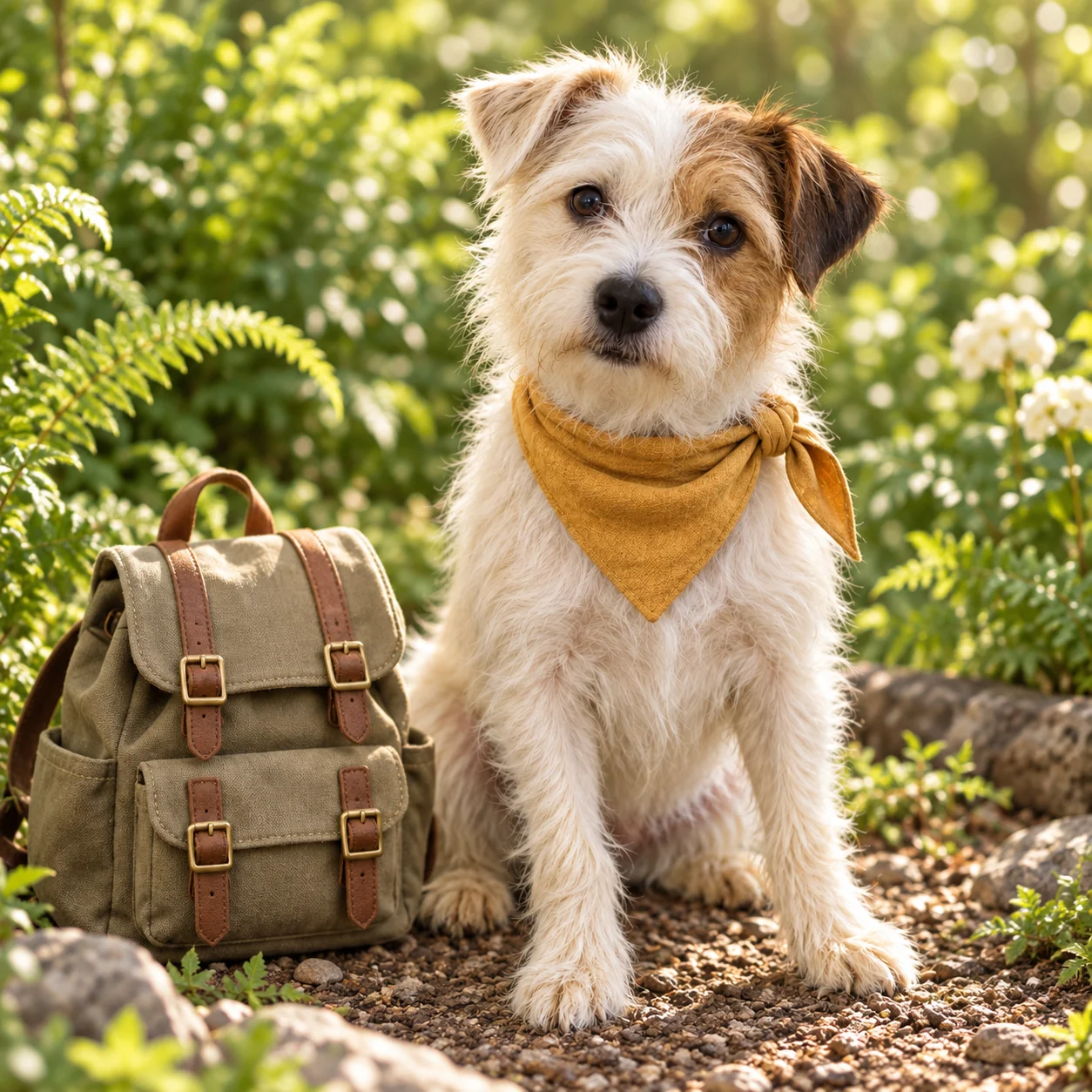 Pet explorer portrait — original generated example