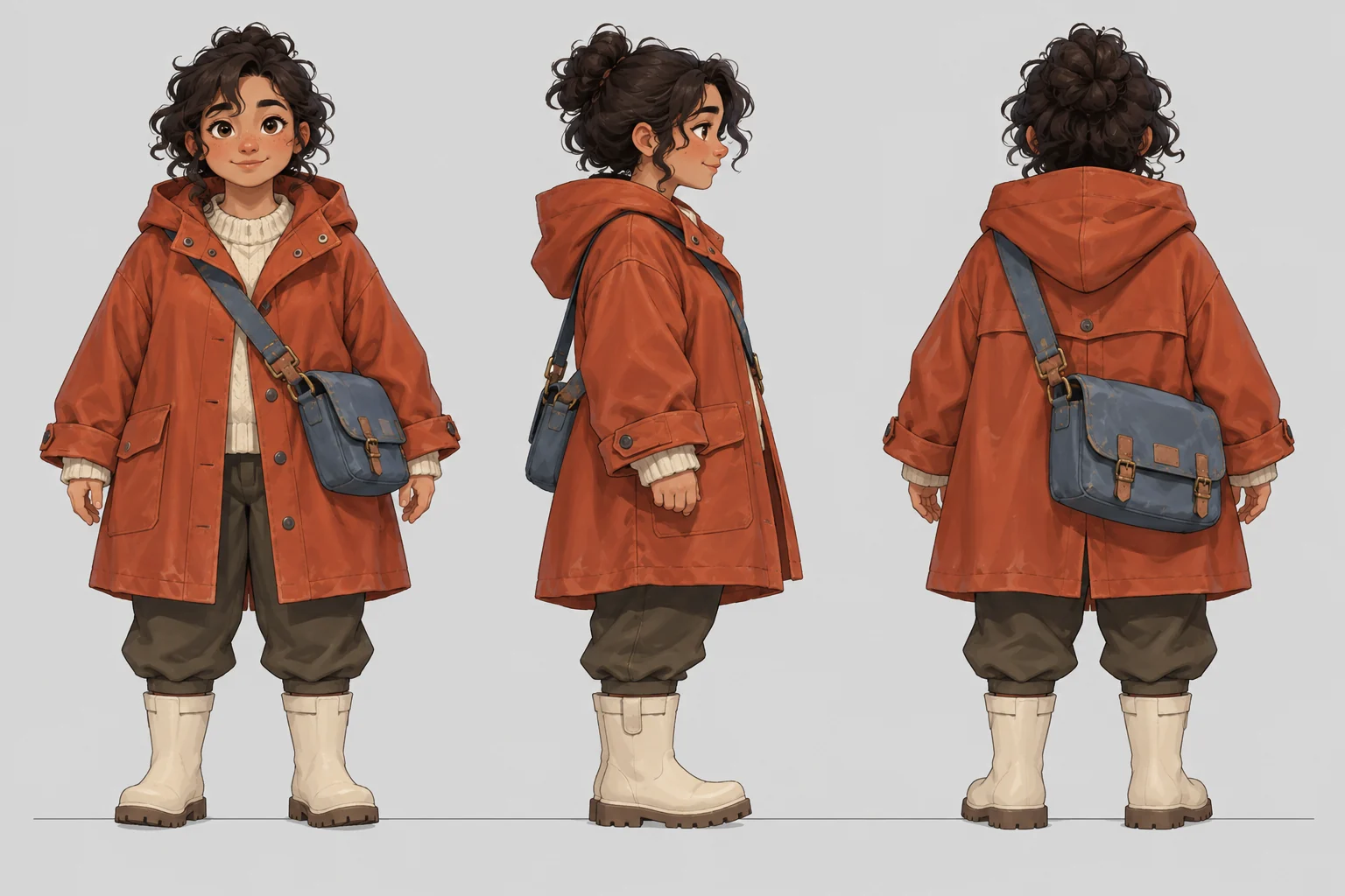 Character turnaround sheet — original generated example